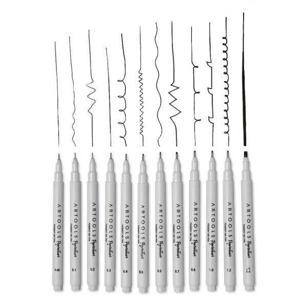 Encontraproduto.com.br - Caneta Pigmentum 689104 0.8 Preto