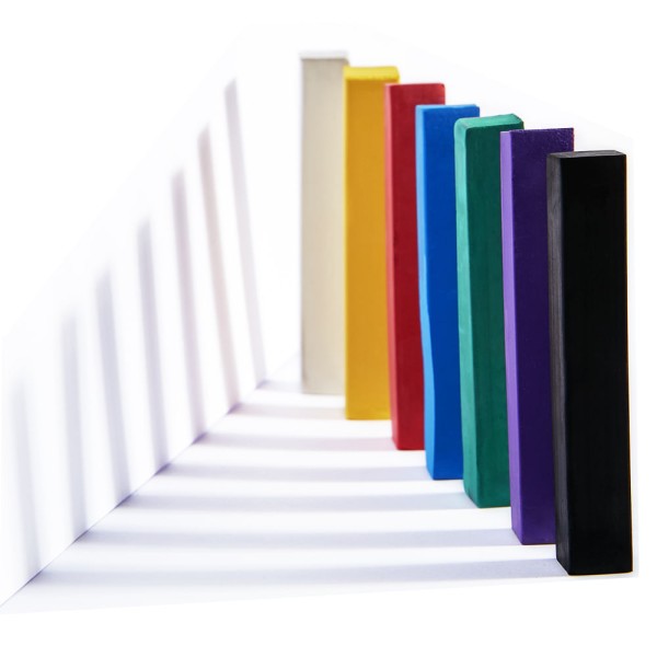 Encontraproduto.com.br - Giz Pastel Seco Estojo com 12 Cores Artools