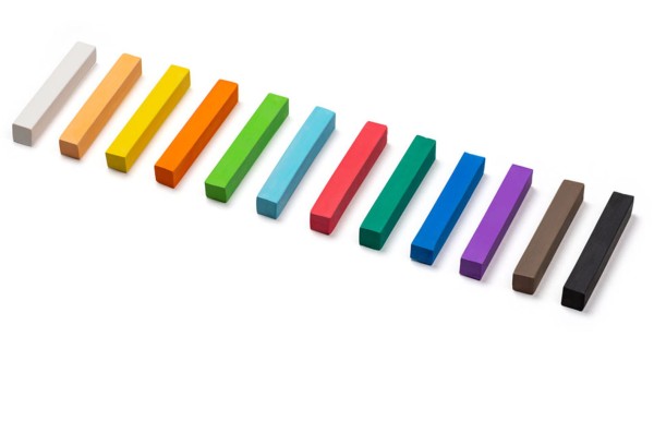 Encontraproduto.com.br - Giz Pastel Seco Estojo com 12 Cores Artools