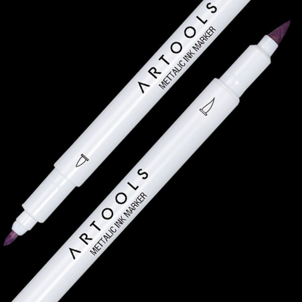 Encontraproduto.com.br - Marcador Metálico P. Dupla 689951 Roxo