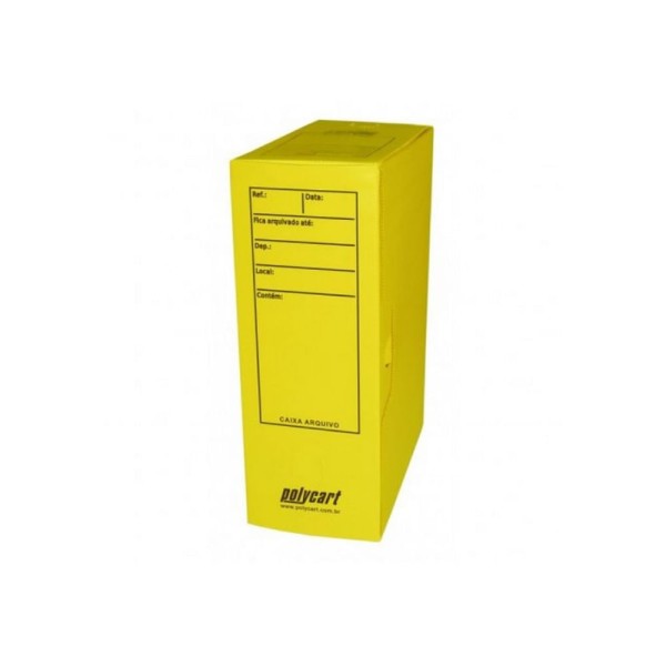 Arquivo Morto Polionda Amarelo - Polycart Arq Morto Polionda Am