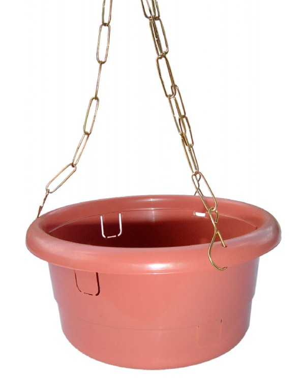 Encontraproduto.com.br - Vaso M.Verde Orquid C/Corr Marrom