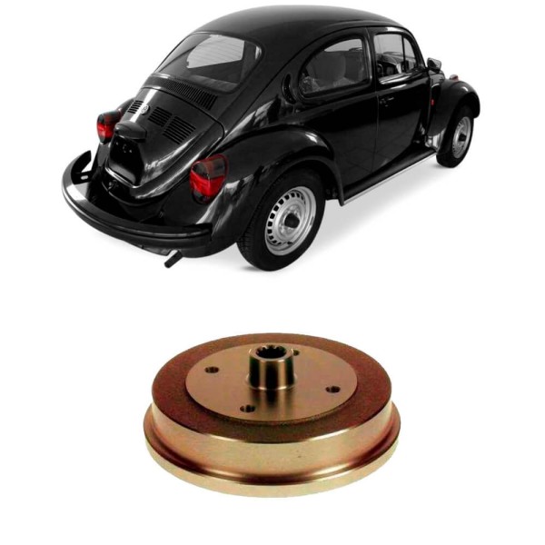 Encontraproduto.com.br - Tambor Freio Fusca 70 a 96 Traseiro Com Cubo TRW