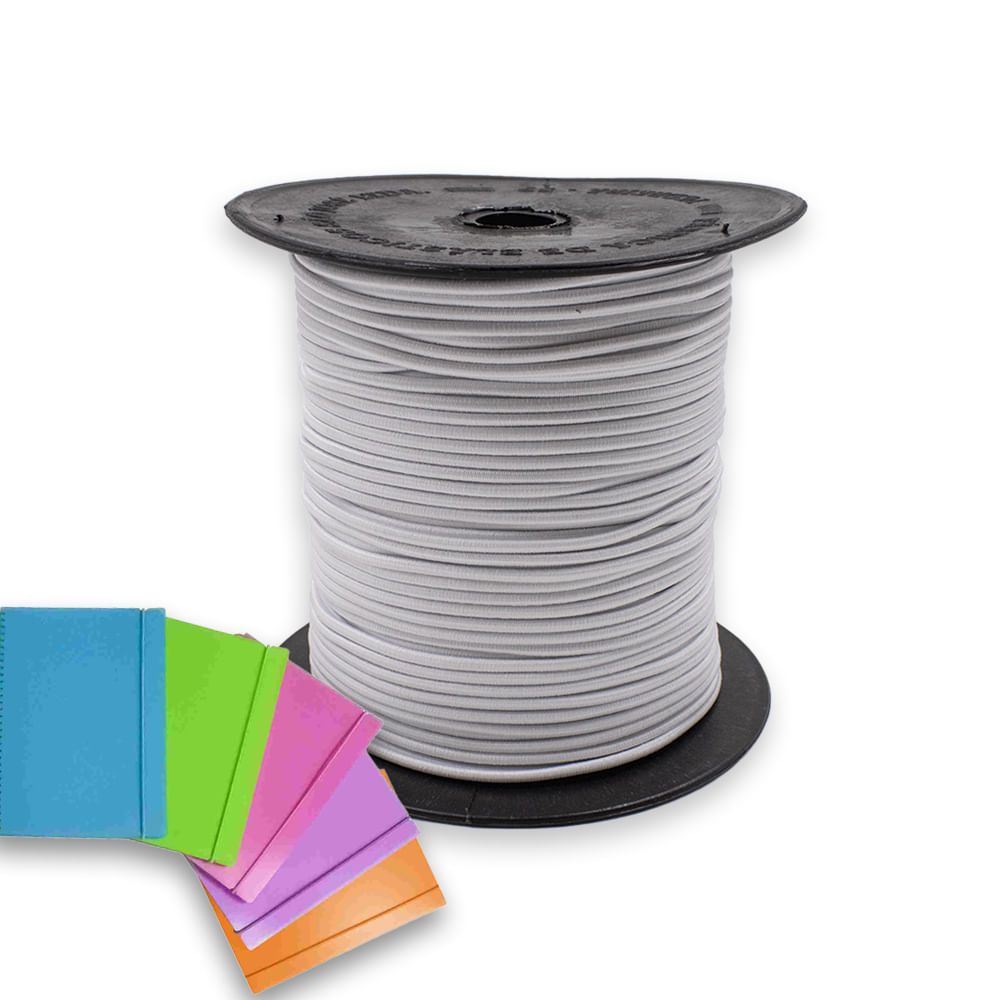 Encontraproduto.com.br - ELASTICO COLOMBE ROLIÇO SÃO JOSÉ 2,5MM COM 100 METROS