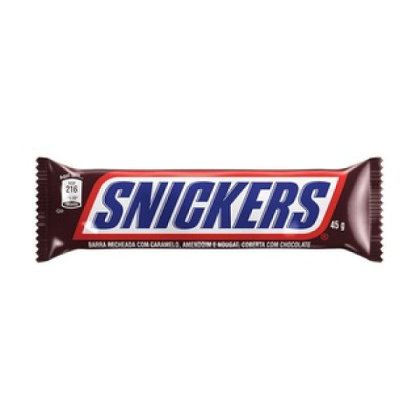 Encontraproduto.com.br - 05x unidades Mars Chocolate Snickers Original 45 gramas