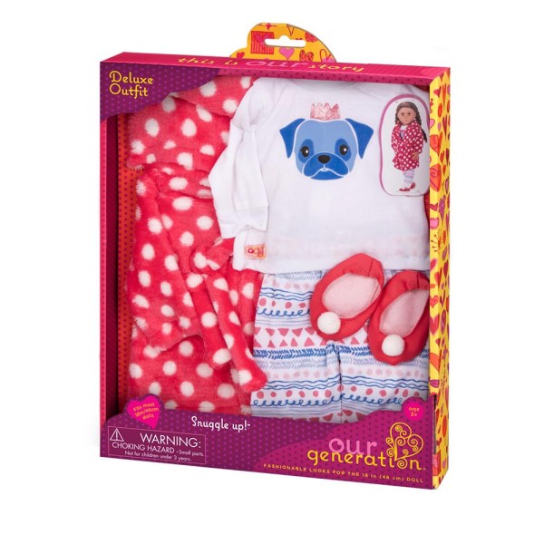 Encontraproduto.com.br - Roupão De Bolinhas - Our Generation