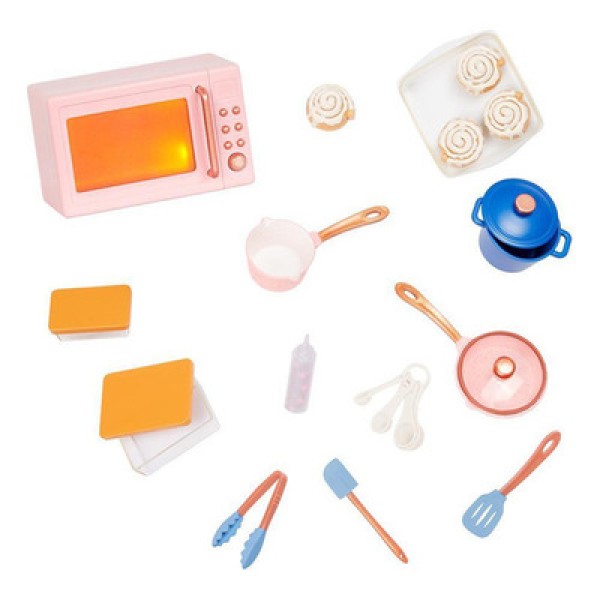 Encontraproduto.com.br - Conjunto De Cozinha Com Micro-Ondas - Our Generation