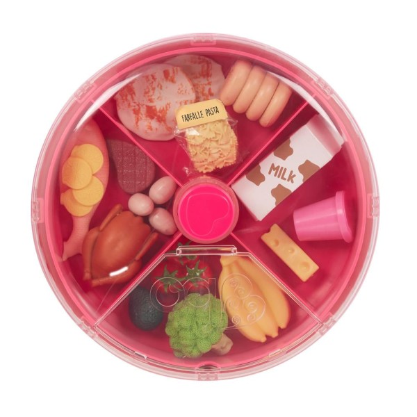 Encontraproduto.com.br - Conjunto de Cozinha Our Generation com Roda Giratória Spin & Serve