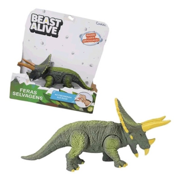 Encontraproduto.com.br - BEAST ALIVE - FERAS SELVAGENS - SOM E LUZ - DILOFOSAURO