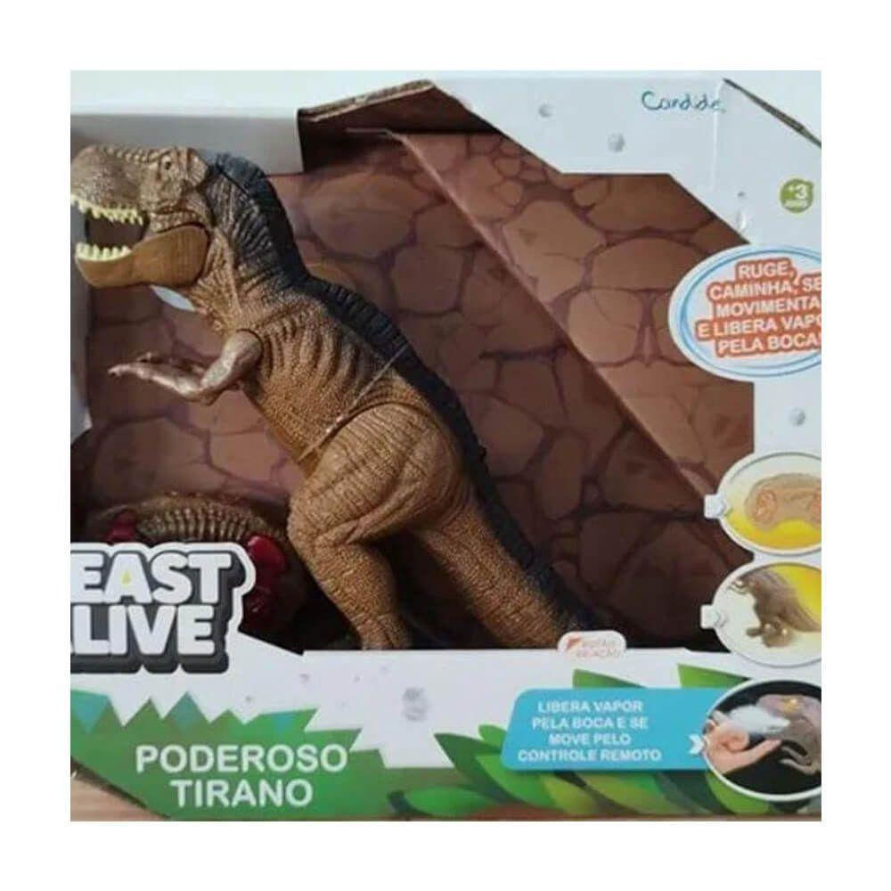 Encontraproduto.com.br - T-Rex Poderoso Tirano Com Controle Remoto - Candide