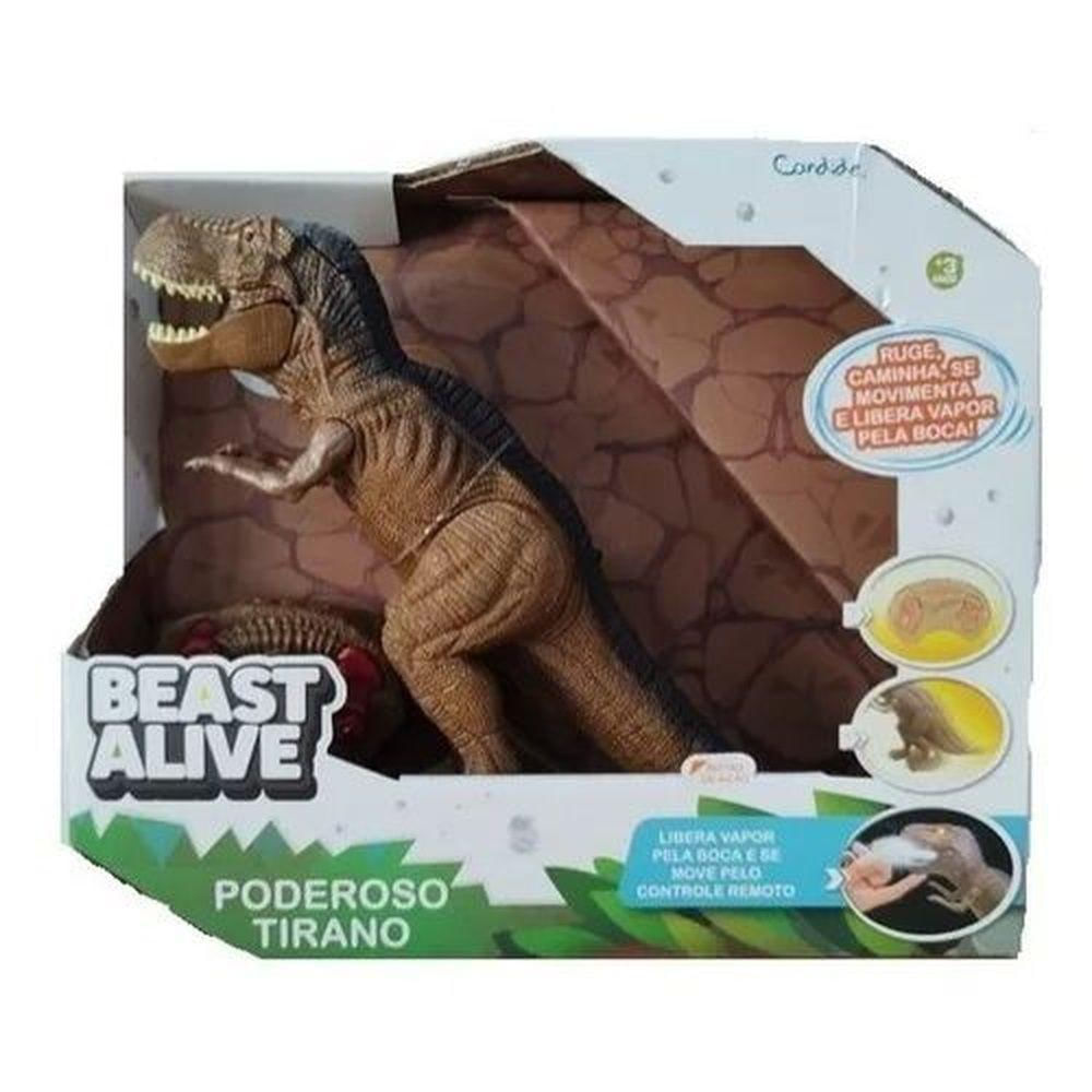 Encontraproduto.com.br - T-Rex Poderoso Tirano Com Controle Remoto - Candide