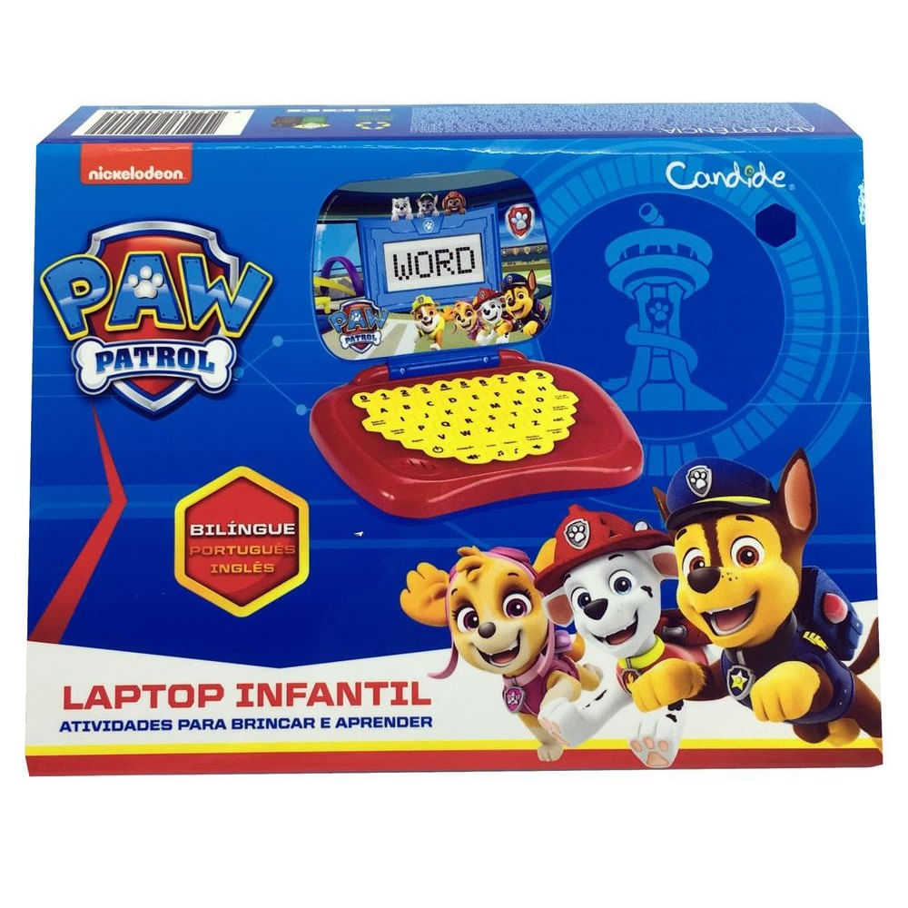 Encontraproduto.com.br - Laptop Mini Game Patrulha Canina Candide