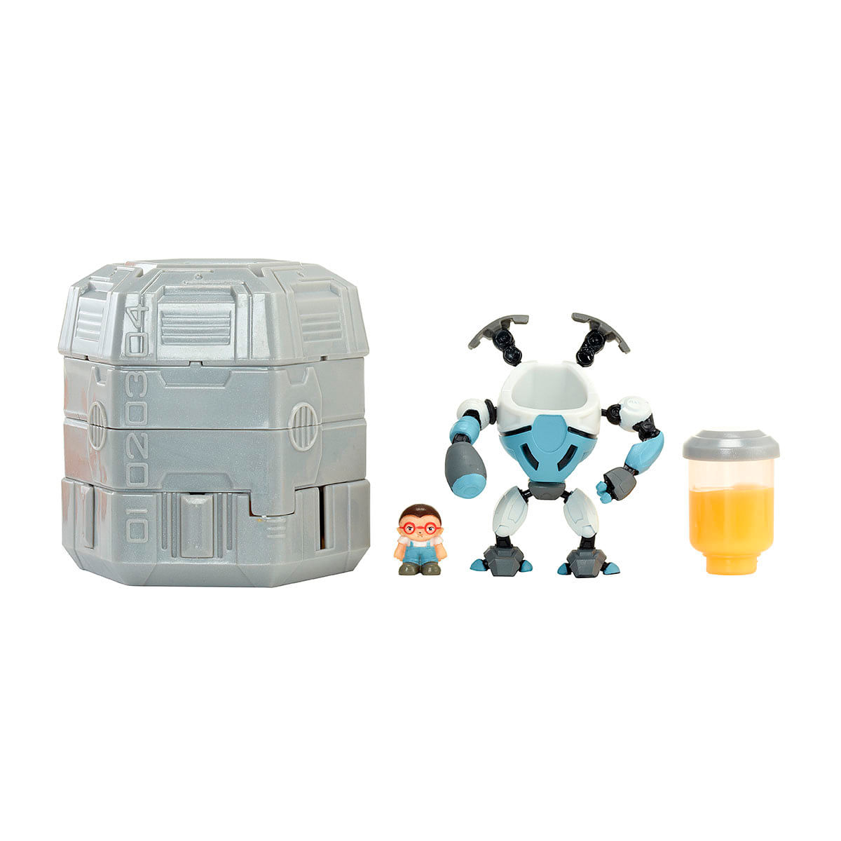 Encontraproduto.com.br - Boneco Colecionável Batalha dos Robôs Candide Ready 2 Robot