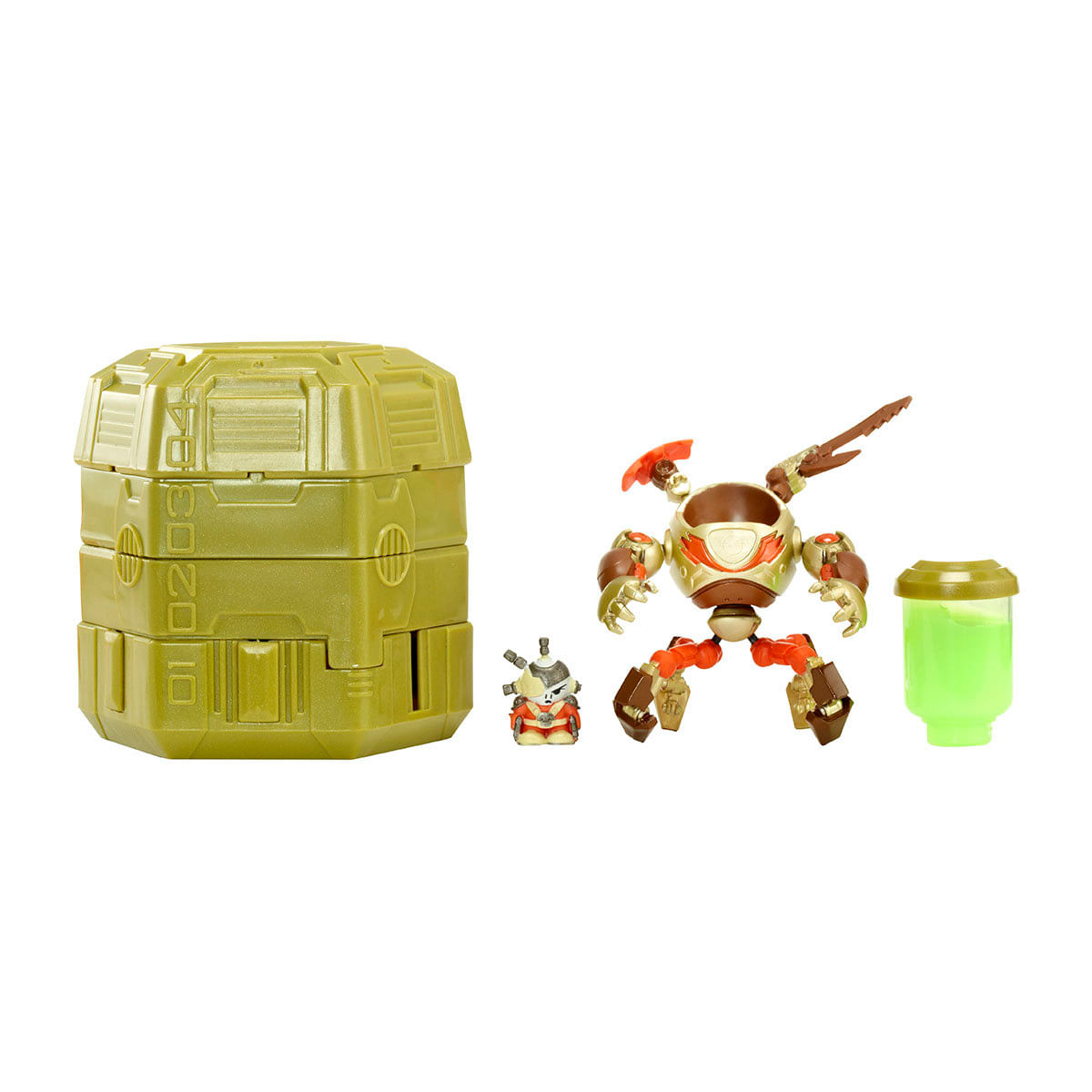 Encontraproduto.com.br - Boneco Colecionável Batalha dos Robôs Candide Ready 2 Robot
