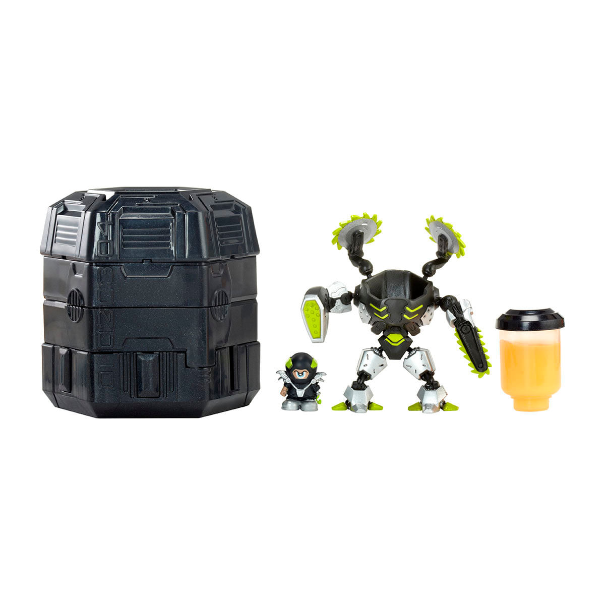 Encontraproduto.com.br - Boneco Colecionável Batalha dos Robôs Candide Ready 2 Robot