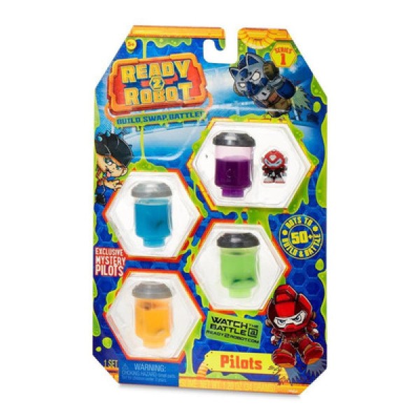 Encontraproduto.com.br - Mini Piloto Ready 2 Robot - Pilots Pack