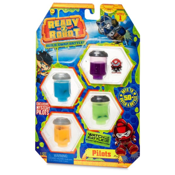 Encontraproduto.com.br - Mini Piloto Ready 2 Robot - Pilots Pack