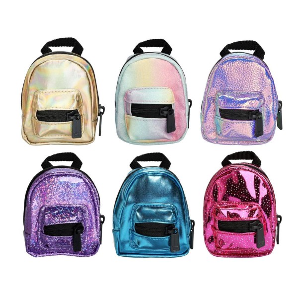 Encontraproduto.com.br - Real Little - Mini Mochilas Colecionáveis - Roxo c/ Glitter
