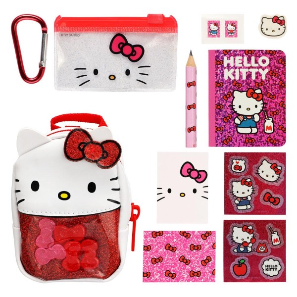 Encontraproduto.com.br - Mini Mochilas Real Littles Backpack Hello Kitty Laço VM