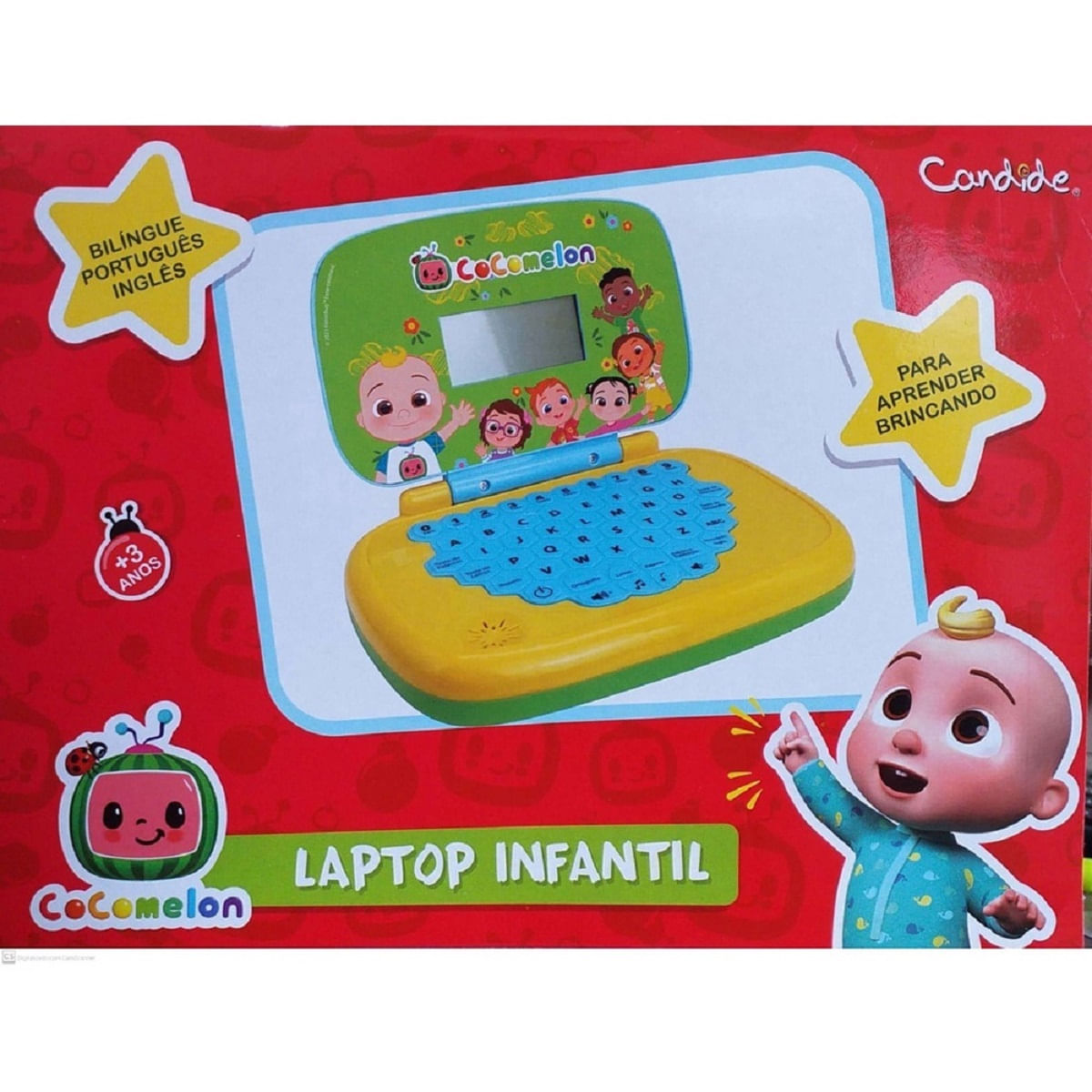 Encontraproduto.com.br - Laptop Cocomelon Bilingue Candide 3333