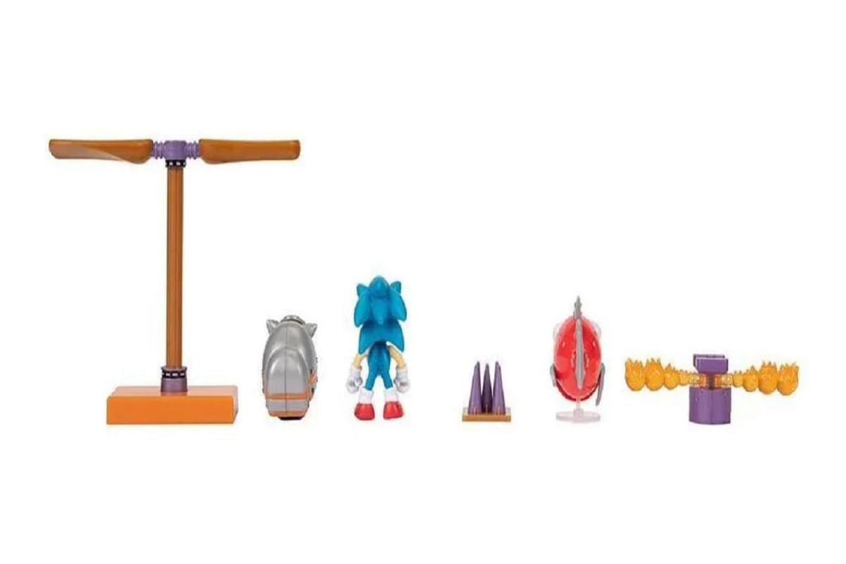 Encontraproduto.com.br - Conjunto - Diorama Set Wave 2 e Mini Figuras - Sonic - Candide