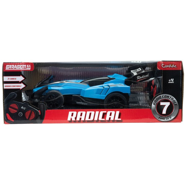 Encontraproduto.com.br - Veículo Radical - RC7Func - Garagem SA - Azul - Candide