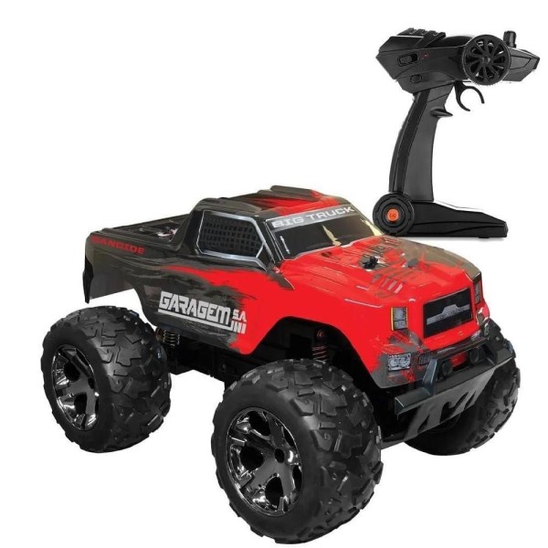 Encontraproduto.com.br - Veículo Big Truck Bat Rec 7 Funções Vermelho - Candide