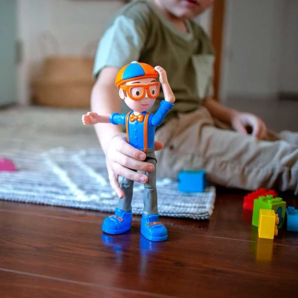 Encontraproduto.com.br - Boneco Articulado Blippi Talking Azul