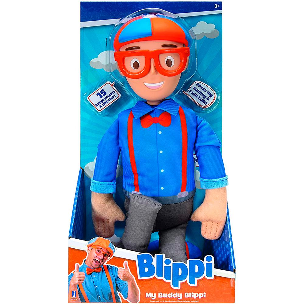 Encontraproduto.com.br - Boneco Articulado - Meu Amigo Blippi - Azul - Candide
