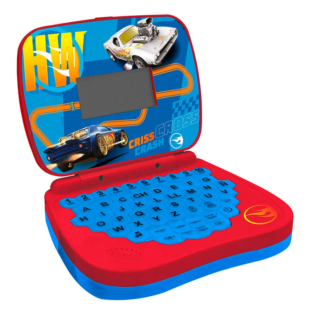 Encontraproduto.com.br - Laptop Hot Wheels Bilíngue Candide 4533
