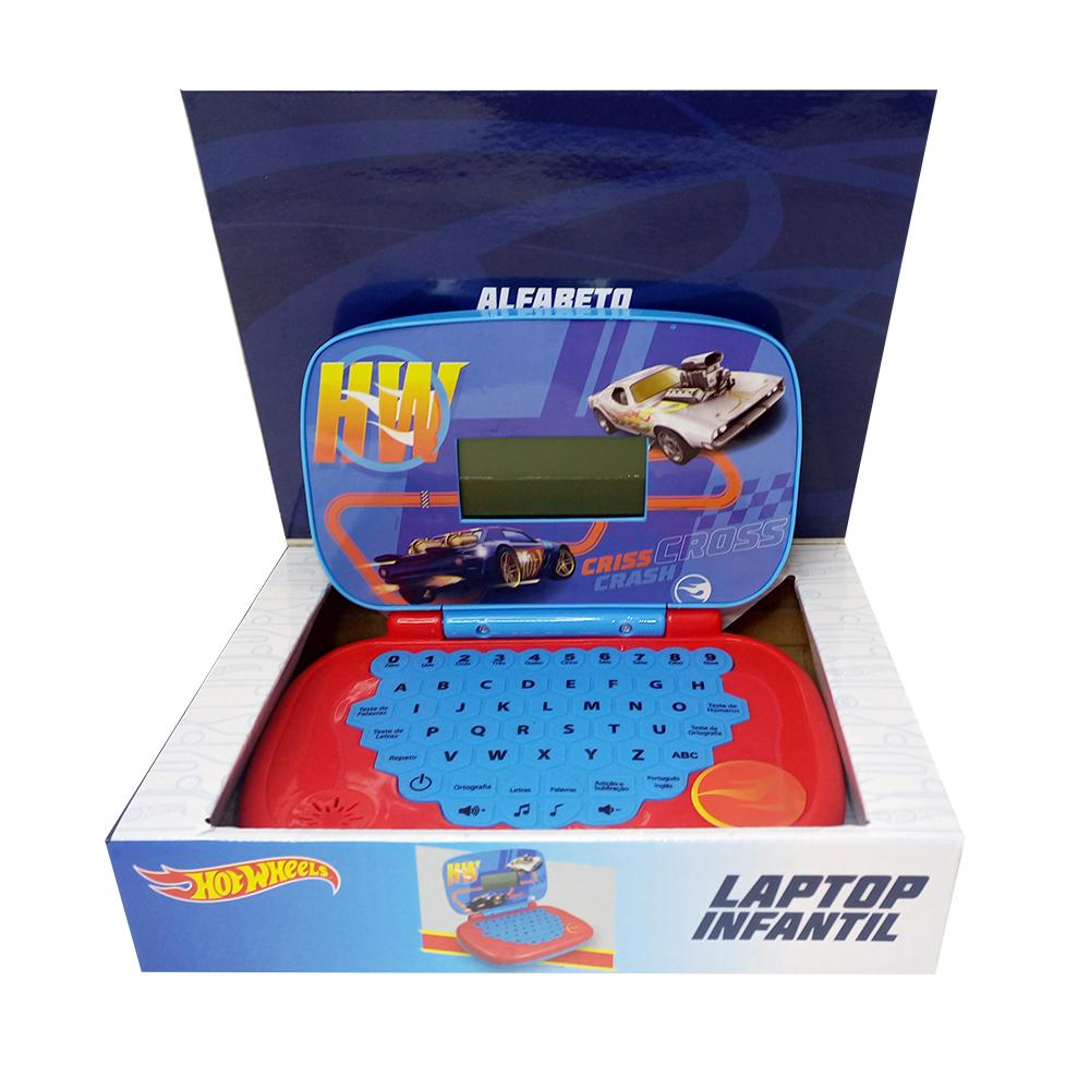 Encontraproduto.com.br - Laptop Hot Wheels Bilíngue Candide 4533