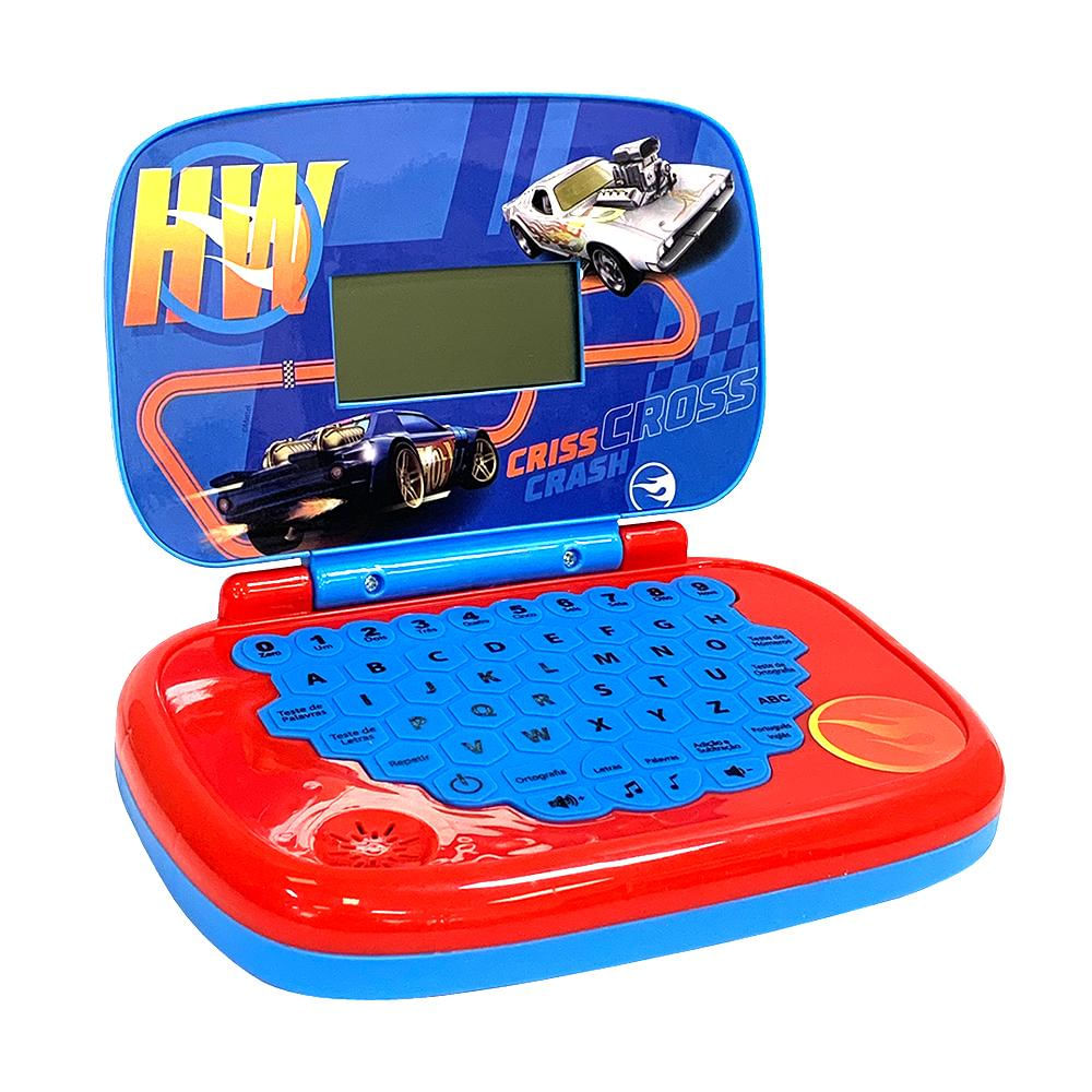 Encontraproduto.com.br - Laptop Hot Wheels Bilíngue Candide 4533