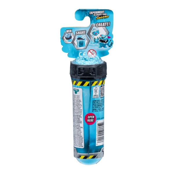 Encontraproduto.com.br - Tubo de Ensaio com 2 Mini Bonecos Swarms MrBeast Lab