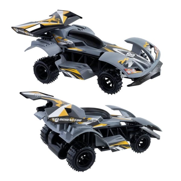 Encontraproduto.com.br - Veiculo Velociraptor Rc 7 Func - Bat Recarregavel - Preto