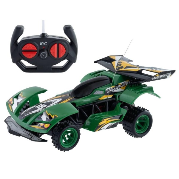 Encontraproduto.com.br - Veiculo Velociraptor Rc 7 Func - Bat Recarregavel - Verde