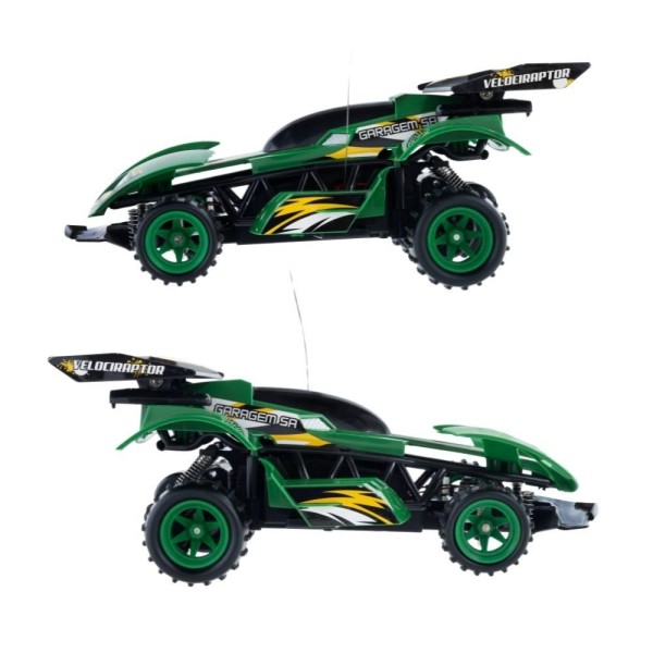 Encontraproduto.com.br - Veiculo Velociraptor Rc 7 Func - Bat Recarregavel - Verde