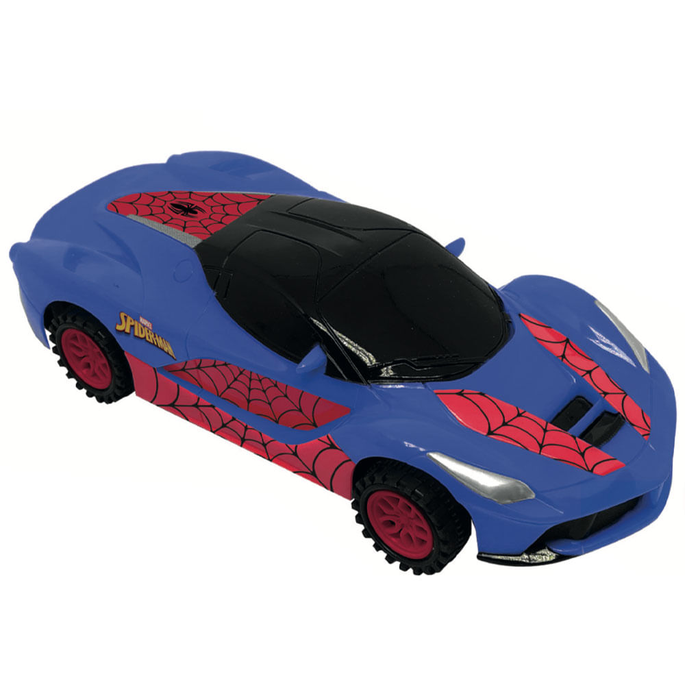 Encontraproduto.com.br - Carrinho de Controle Remoto Spider Man Web Storm Sortido - Candide