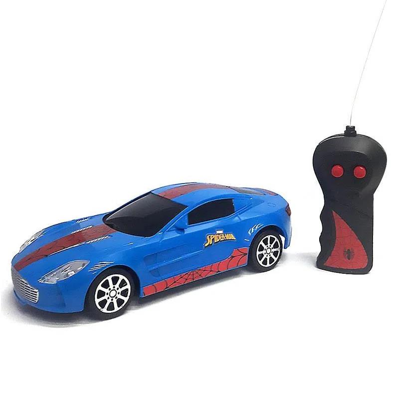 Encontraproduto.com.br - Carrinho de Controle Remoto Spider Man Web Storm Sortido - Candide