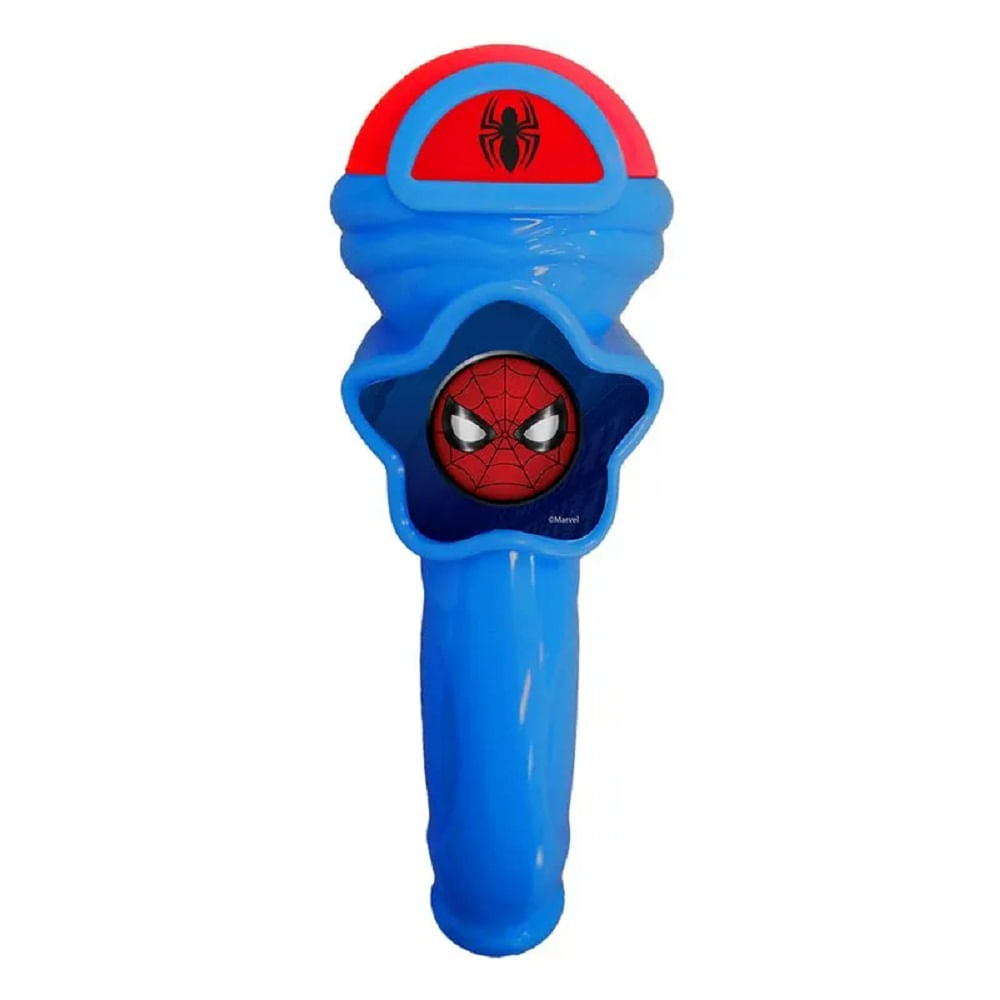 Encontraproduto.com.br - Brinquedo Boombox Karaokê Infantil Candide Homem-Aranha