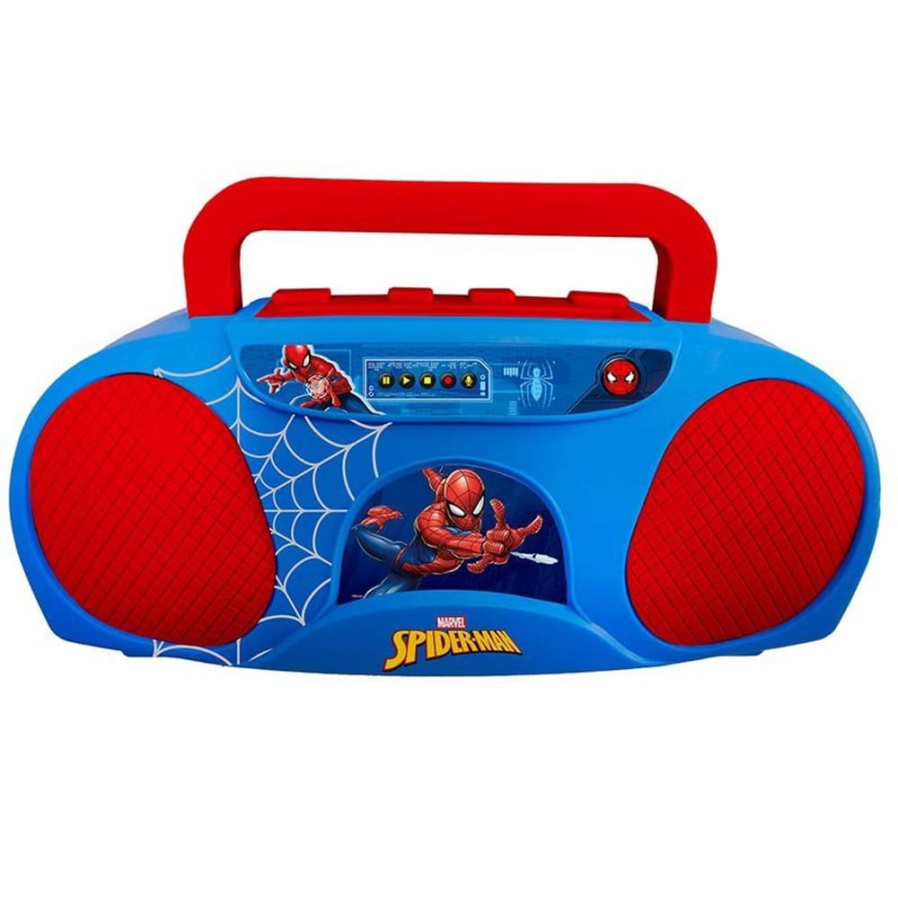 Encontraproduto.com.br - Brinquedo Boombox Karaokê Infantil Candide Homem-Aranha