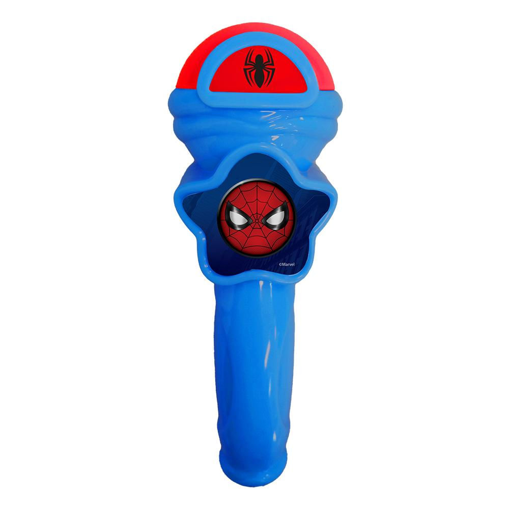 Encontraproduto.com.br - Brinquedo Boombox Karaokê Infantil Candide Homem-Aranha