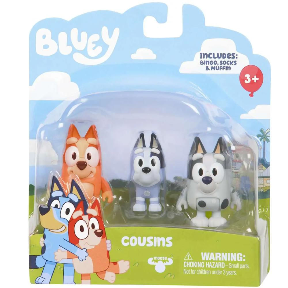 Bluey Story - Figure 3 Pack - Cousins