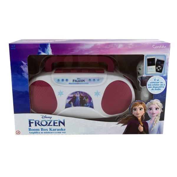 Encontraproduto.com.br - Karaokê Boombox Frozen 8371