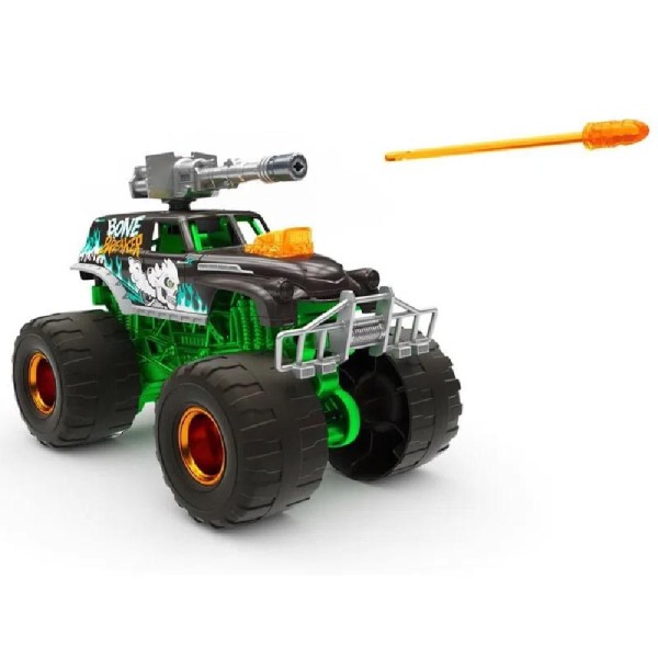 Encontraproduto.com.br - Monster Wheels Com  Lançador Bone Breaker - Candide