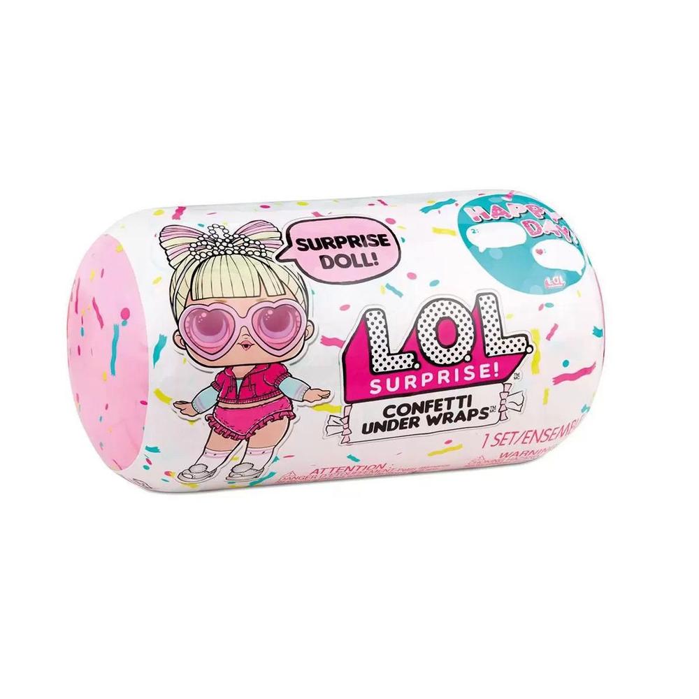 Encontraproduto.com.br - LOL Surprise Confetti Under Wraps Aniversário - Candide
