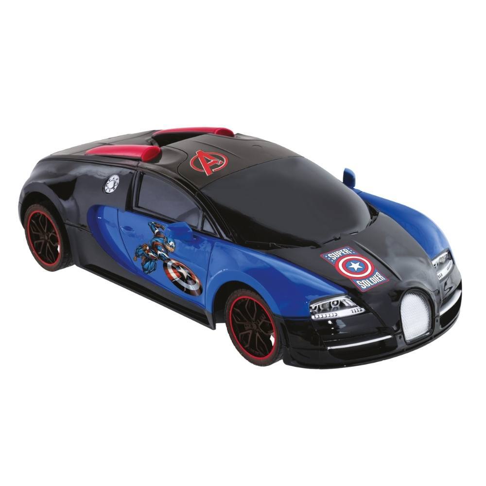 Veiculo de Controle Remoto - Disney - Marvel - Capitão América - Soldier Rider - 7 funções - Candide