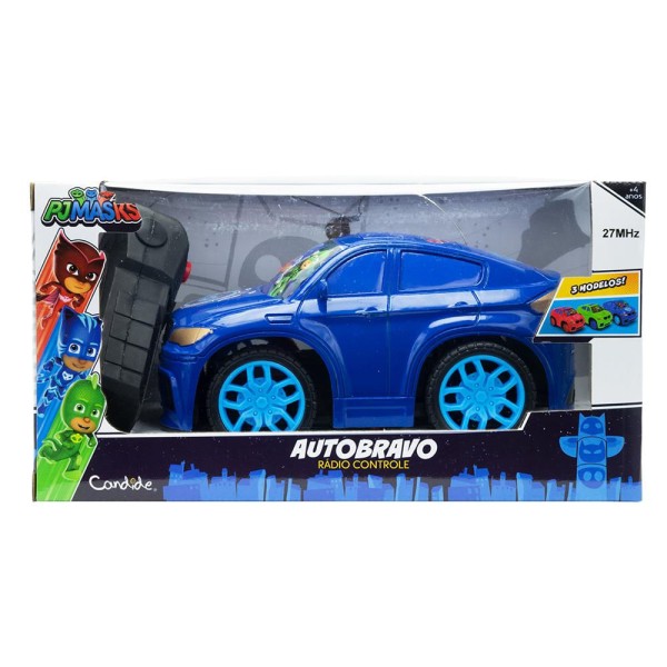 Encontraproduto.com.br - Autobravo Pj Mask - Rc 3 Func - Pilhas - Azul