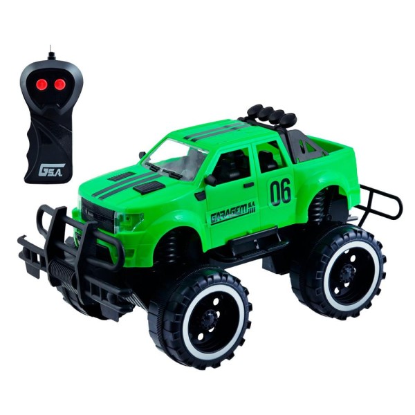 Encontraproduto.com.br - Veiculo Brave Driver - 3 Func - Pilhas - Verde