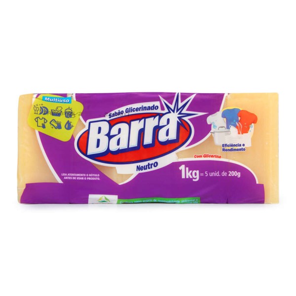 Encontraproduto.com.br - Sabão em Barra Neutro Barra com 5 Unidades