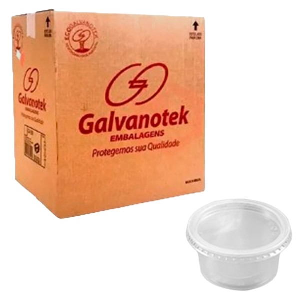 Encontraproduto.com.br - Pote Redondo Com Tampa 200ml 500 Unidades G310/200 GALVANOTEK
